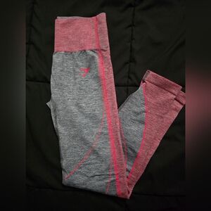 Gymshark Leggings in Gray and Pink